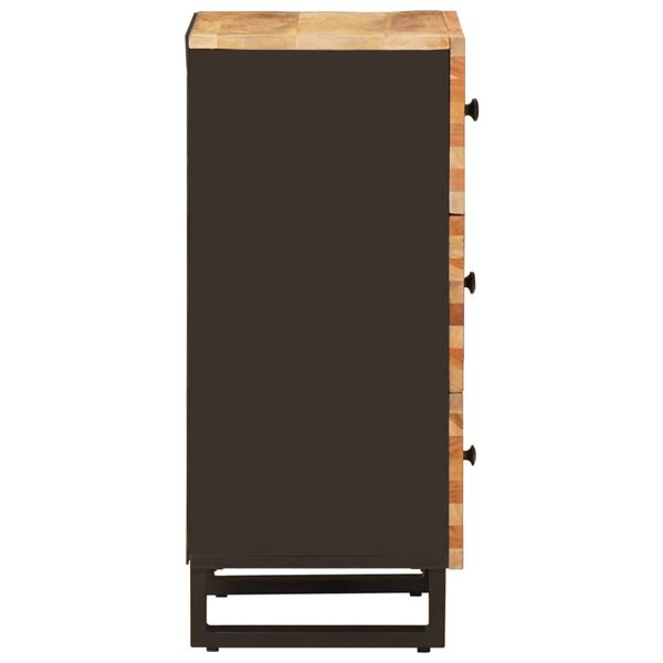 vidaXL K&otilde;rvalkapp sahtliga Pruun 40 x 33 x 75 cm Tugev mango puu