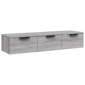 vidaXL seinakapp, hall Sonoma tamm, 102x30x20 cm, tehispuit
