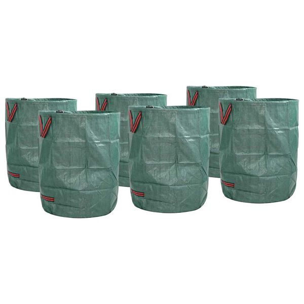 vidaXL Aia pr&uuml;gi kotid 12 pcs Roheline 66 x 66 x 83,5 cm Pol&uuml;prop&uuml;leen