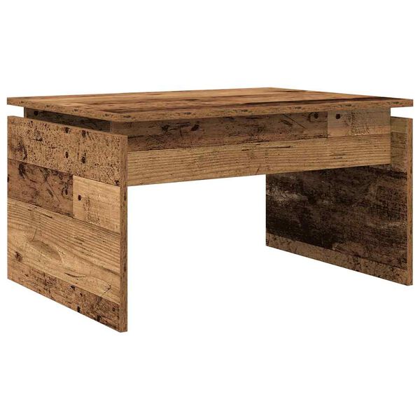 vidaXL diivanilaud Old Wood 68x50x38 cm Engineered Wood