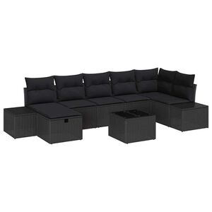 vidaXL Diivanikomplekt padjaga 8 pcs pol&uuml;rotang
