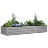vidaXL Taimekast Helehall 195 x 100 x 45 cm Tsinkteras