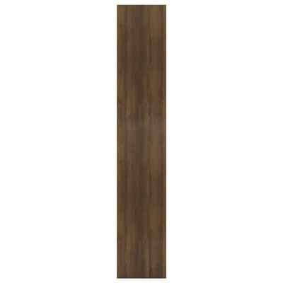 vidaXL raamatukapp, pruun tamm, 60x30x166 cm, puitlaastplaat