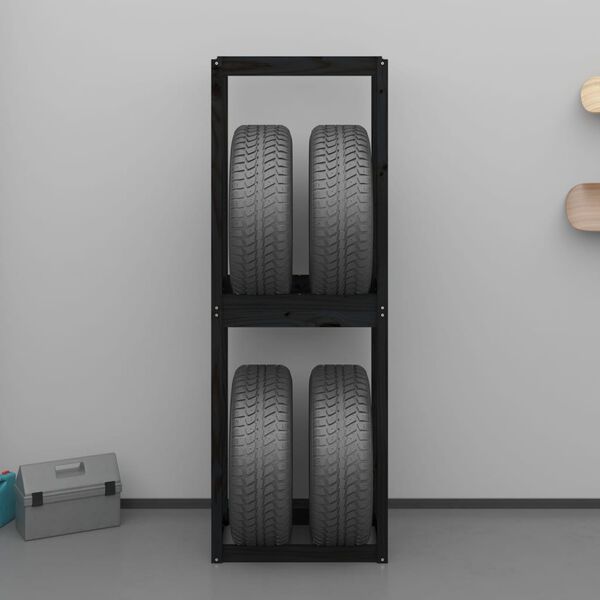 vidaXL rehviriiul, must, 63x40x180 cm, m&auml;nnipuit