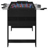 vidaXL Foosball laud Must Tamm 125 x 60,5 x 80 cm Tehispuit