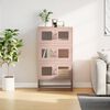 vidaXL Highboard Pink 68x39x123 cm Teras