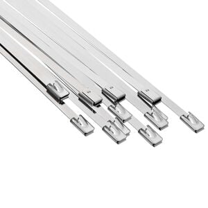 vidaXL Kaabli sidumine 12 tk 4,6 x 250 mm H&otilde;bedane