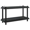 vidaXL Riiulikomplekt 2 tasandit 100 x 40 x 55,5 cm PP Antratsiit