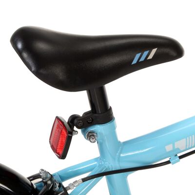 vidaXL laste jalgratas 12'', must ja sinine