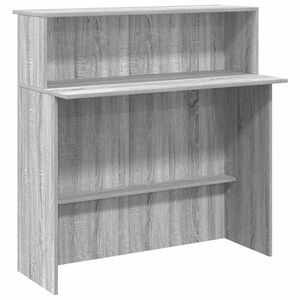 vidaXL vastuv&otilde;tulaud, hall sonoma tamm, 100x50x103,5 cm, tehispuit