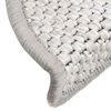 vidaXL Trepimatid Isekleepuvad Sisal-Look 30 tk 56x17x3 cm Platina