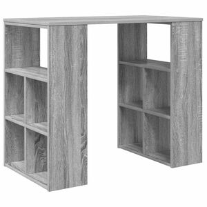 vidaXL Laud riiuliga Hall Sonoma 90 x 50 x 75 cm Tehispuit