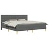 vidaXL Voodiraam madratsiga peaga Tumehall 180 x 200 cm kangas