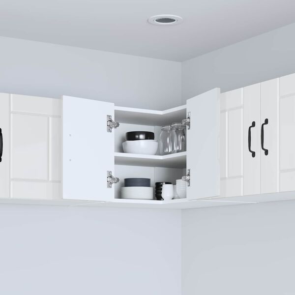 vidaXL K&ouml;&ouml;gikapp Kergelt l&auml;ikiv valge 57 x 57 x 40 cm Tehispuit