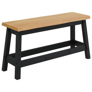 VidaXL S&ouml;&ouml;gipenks EKAI Must 91,5 x 29 x 45,5 cm Toekas m&auml;nnipuit