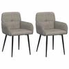 vidaXL S&ouml;&ouml;gitoa Toolid 2 pcs Kunstsuede nahk Helehall 59x56,5x85cm