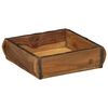 vidaXL Kandik ladustamisega Pruun 29 x 31 x 10 cm Tugev taastatud puit