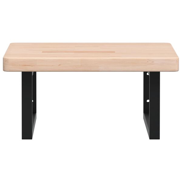 vidaXL seinale kinnitatav valamuriiul, teras ja tammepuit