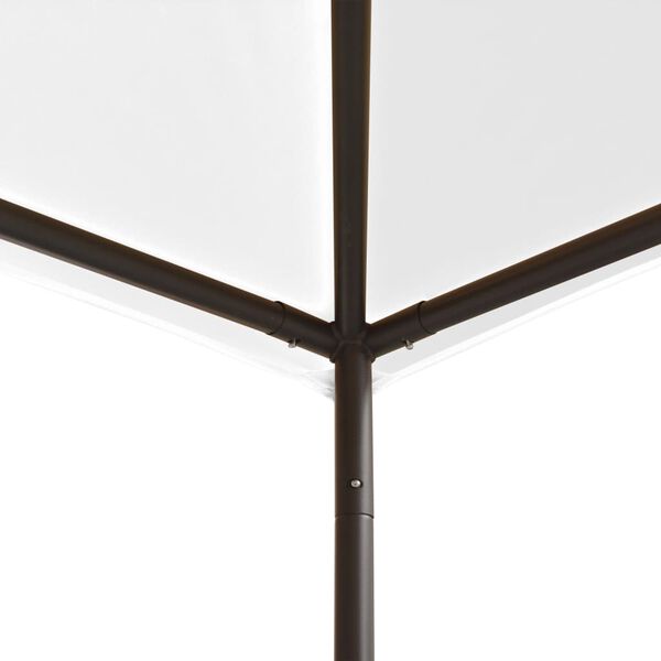 vidaXL varjualune 3 x 3 x 2,9 m valge 180 g/m²