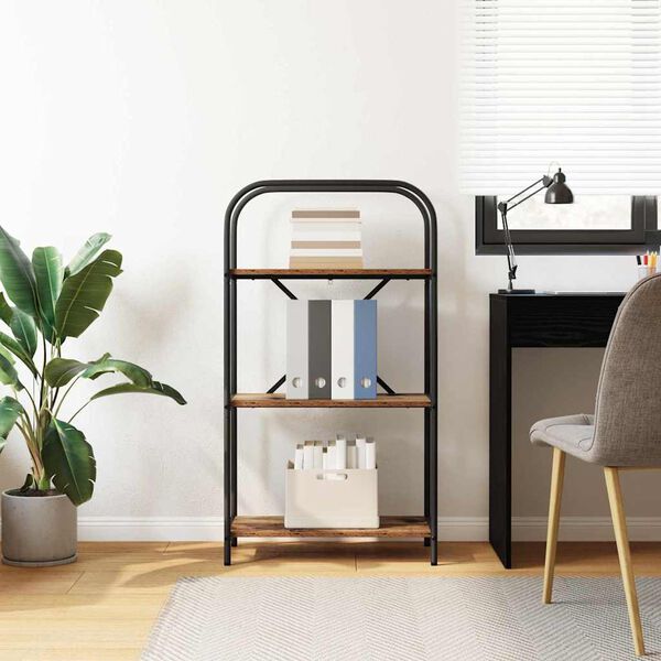 vidaXL Raamatukapp Vana puit 60 x 30 x 109 cm Tehispuit