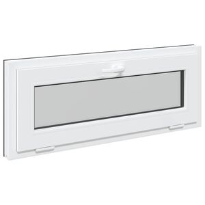 vidaXL Keldriakendus RISOR 110 x 40 cm PVC ja klaas Antratsiit