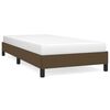 vidaXL voodiraam ilma madratsita Tumepruun 100x200 cm kangas