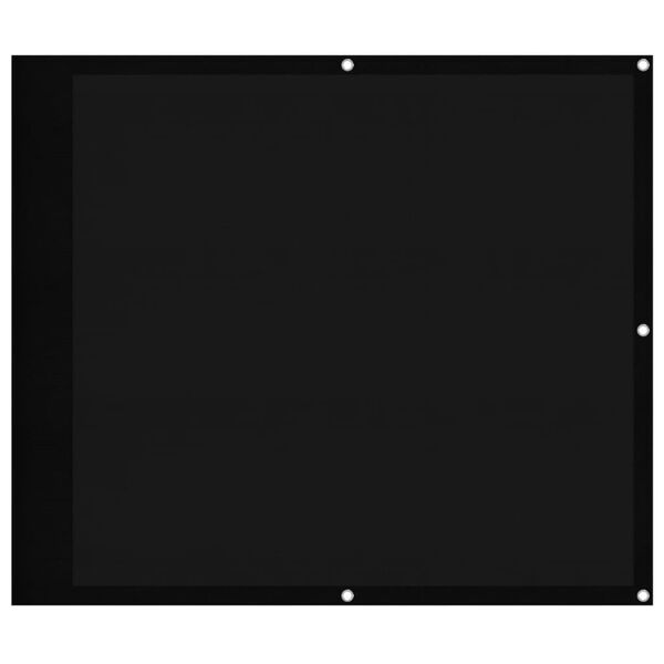 vidaXL r&otilde;dusirm, must, 90x700 cm, 100% pol&uuml;ester oxford