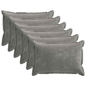 vidaXL Diivanipadi 6 pcs HOUTEN Tumehall 50 x 70 cm &Scaron;en&uuml;&uuml;lfabric