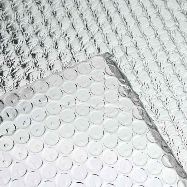 vidaXL Radiaatori soojuspeegeldi Hõbedane 0.6 x 50 m Alumiinium