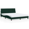 vidaXL voodiraam ilma madratsita Hanko Tumeroheline 160x200 cm samet