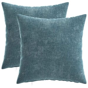 vidaXL Diivanipadi 2 tk HEERLEN Sinine 40 x 40 cm &Scaron;en&uuml;&uuml;lfabric