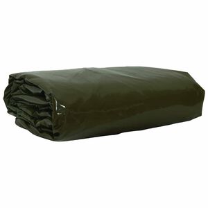 vidaXL Tarpaulin 650g / m&sup2; K&uuml;pset roheline 3 x 3 m L&otilde;uend PVC kattega