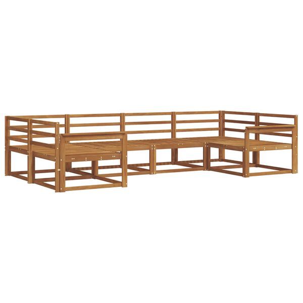 vidaXL V&auml;li diivanikomplekt 6 pcs Neutraalne Tugev akatsiapuu