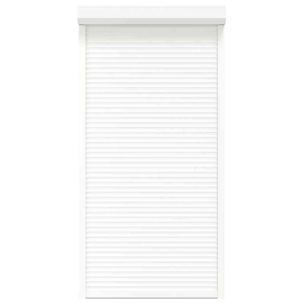 vidaXL fassaadiruloo alumiinium 110 x 220 cm, valge