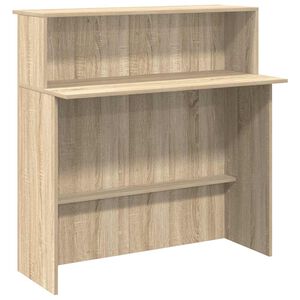 vidaXL vastuv&otilde;tulaud, Sonoma tamm, 100 x 50 x 103,5 cm, t&ouml;&ouml;deldud puit