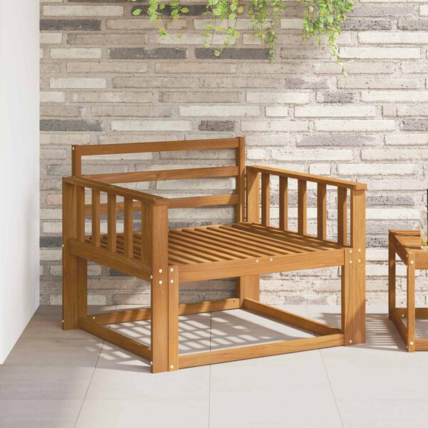 vidaXL V&auml;ljas Keskmine Diivan Tugev akatsiapuu Neutraalne