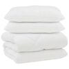 vidaXL Tek padjadega padjaga 3 pcs Valge Mikrofiber ja allahindlused