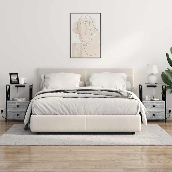 vidaXL &Ouml;&ouml;lambi kapp sahtliga Hall Sonoma 40 x 31 x 60 cm Tehispuit