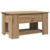 vidaXL diivanilaud Artisan tamm 79x49x41 cm Engineered Wood