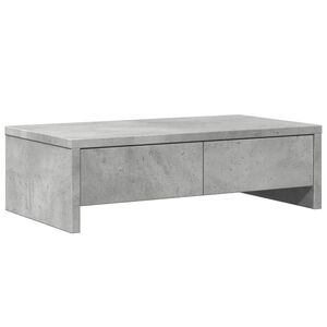 vidaXL sahtlitega monitorialus, hall, 50x27x15 cm, tehispuit
