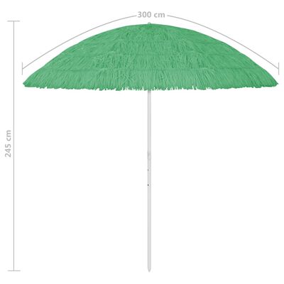 vidaXL Hawaii päikesevari, roheline, 300 cm