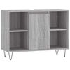 vidaXL vannitoakapp, hall Sonoma tamm, 80 x 33 x 60 cm, tehispuit