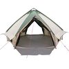 vidaXL Teepee Telk 6-Inimesele Roheline ja Valge 490 x 410 x 210 cm