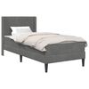 vidaXL Voodiraam madratsiga peaga Tumehall 90 x 190 cm Samet