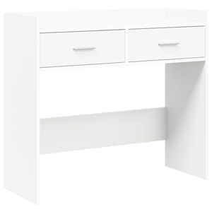 vidaXL Konsoollaud Valge 90 x 35 x 80 cm Tehispuit
