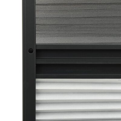 vidaXL plisseeritud putukavõrk aknale, alumiinium, 80 x 100 cm rulooga