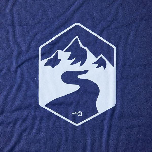 vidaXL isetäituv 1 inimesele matkamadrats koos patjadega, tumesinine