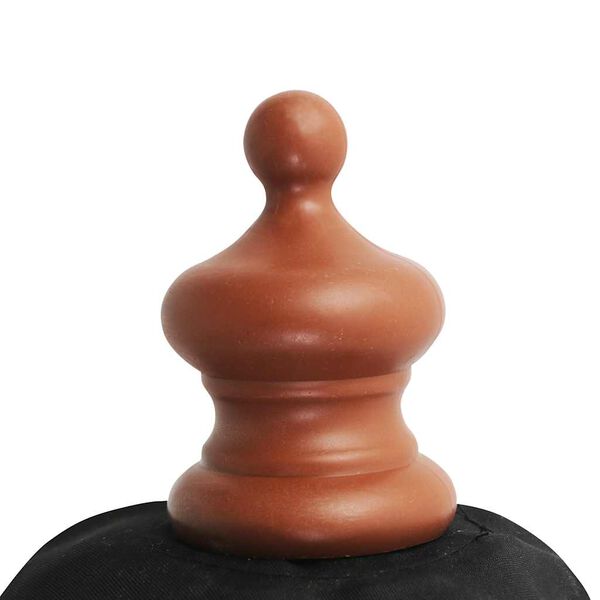 vidaXL p&auml;ikesevari puust postiga 350 cm, must