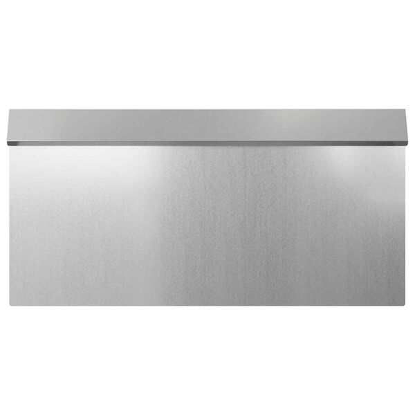 vidaXL &Uuml;kssarviku aed 4 pcs H&otilde;bedane 50 x 3,5 x 25 cm Tsinkteras