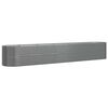 vidaXL aia taimelava, galvaniseeritud teras, 440x80x68 cm, hall